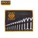 INGCO DOUBLE OPEN AND SPANNER SET 6-32MM